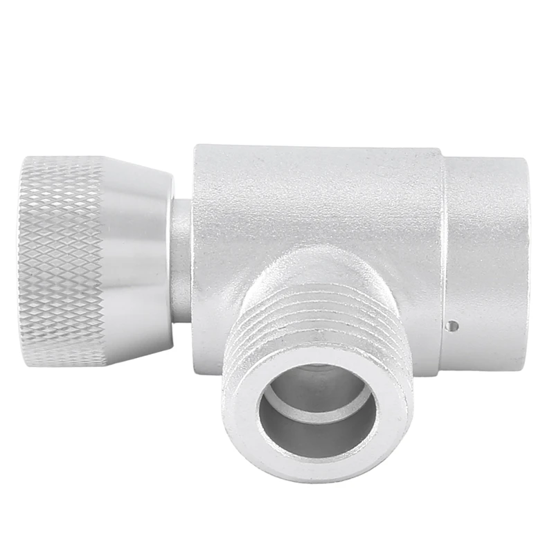 Co2 Gasvulling Refil Adapter Connector W21.8-14 Voor Soda Maker Tank Zilver Gereedschap Accessoires Vervanging