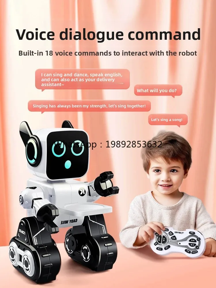 AH  Robot Children's Intelligent Voice Dialogue  Control Programming Dancing Early Education Girls' Electric Toys