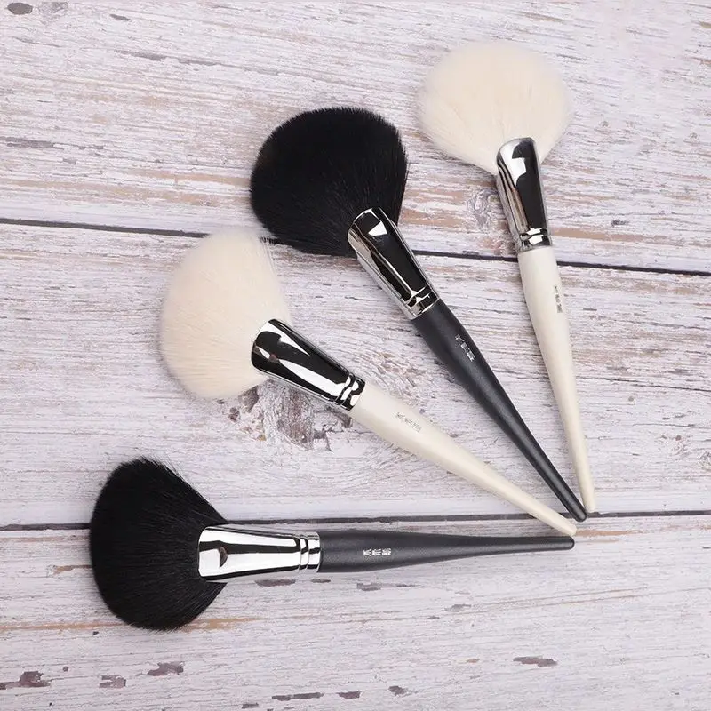 MyDestiny makeup brush-big size high quality goat hair fan shape brush-bronzing&blush cosmetic pen&tool-Ручка для макияжа