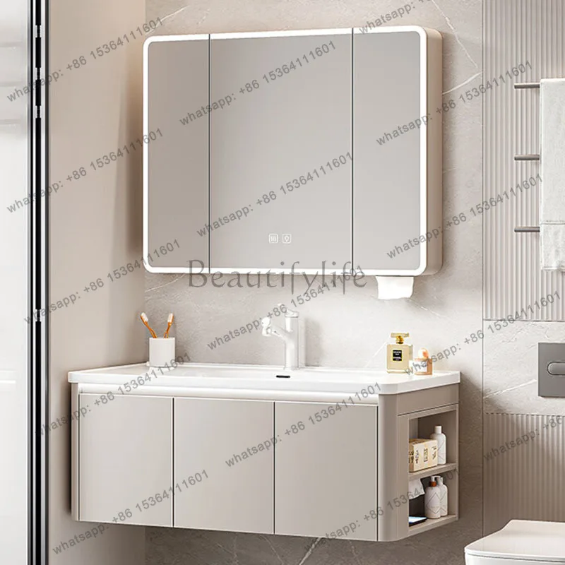 Shelves Storage Bathroom Cabinet Space Saver Modern Luxury Paper Drawers Toilet Cupboard
