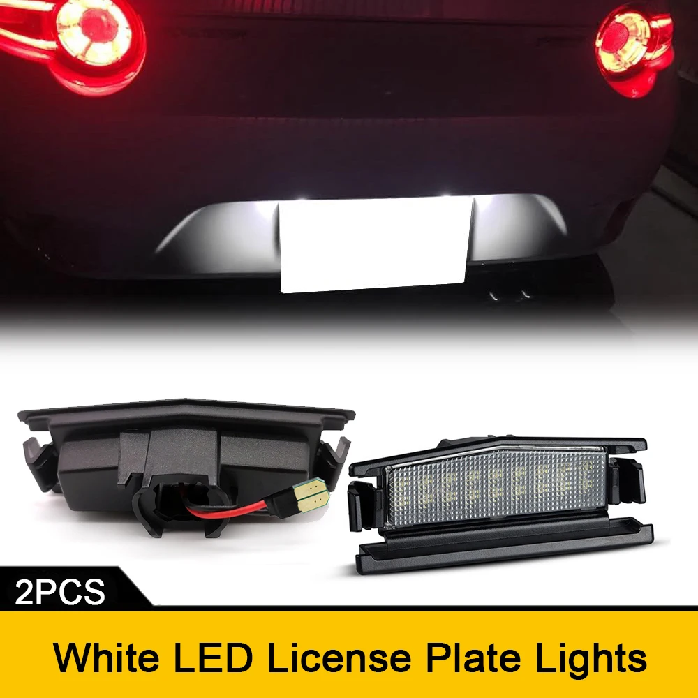 

6000K White LED Backup License Plate Light Tag Warning Lamp For MX-5 Miata ND MK4 2 Harchback MK3 Car Reverse Lamp D09H-51-270B