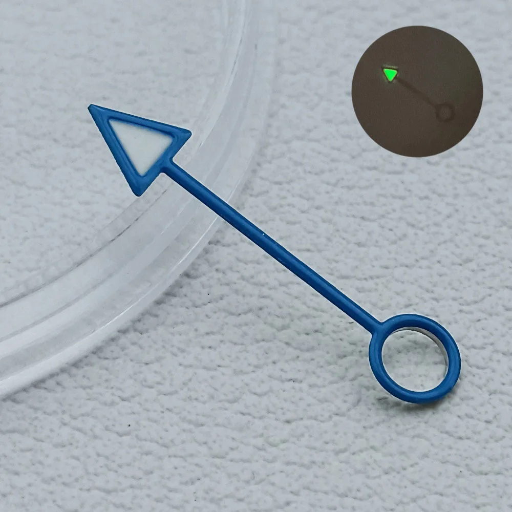 Lancette GMT NH34 luminose verdi con lancette GMT di colore arancione blu rosso NH34 argento oro nero per parte Mod di ricambio del movimento NH34