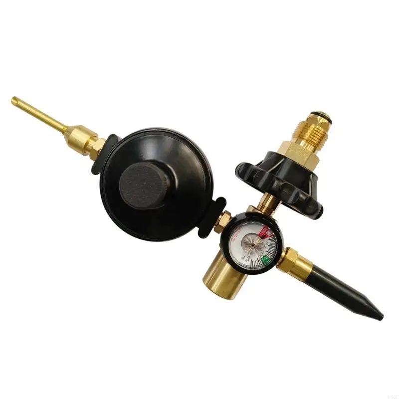 

0-3000PSI Air Flows Inflator Regulator Helium Balloon Filler for CGA580 Valves Helium Balloon Inflator Regulator Y4QC