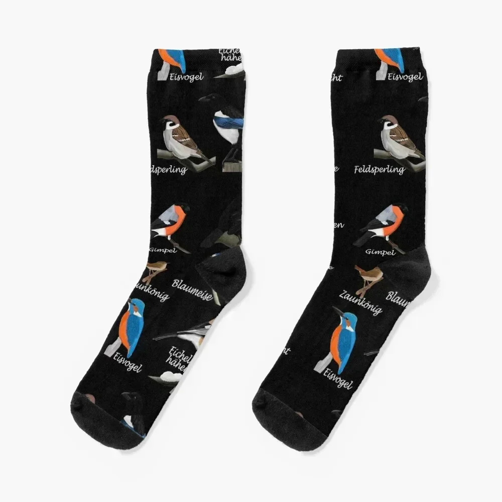 

Backyard Birds Drawing Socks cute new in's gifts ankle Male Socks Women's