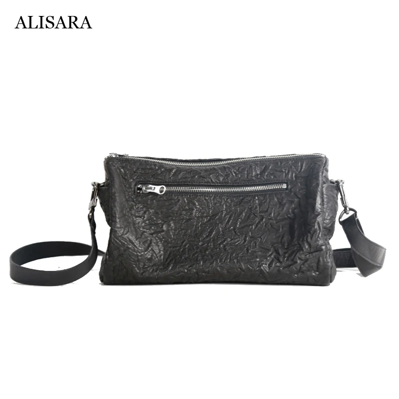 Travel Satchels Ladies Sheepskin Leather Luxury Casual Shoulder Pack Unisex Fashion Crossbody Messenger Bag