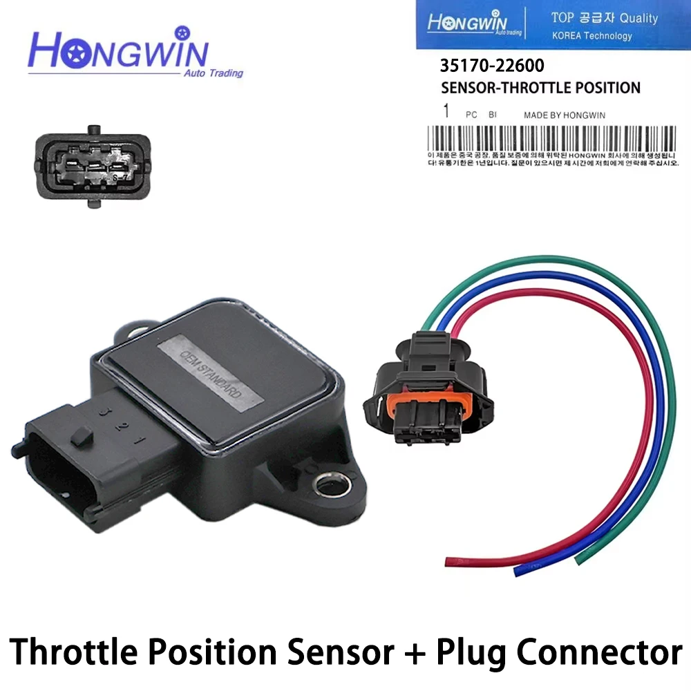 35170 23500 Throttle Position Sensor For Accent Elantra Tiburon Sportage 00-2010  3517023500/35170-23500,3517022600,35170 22600