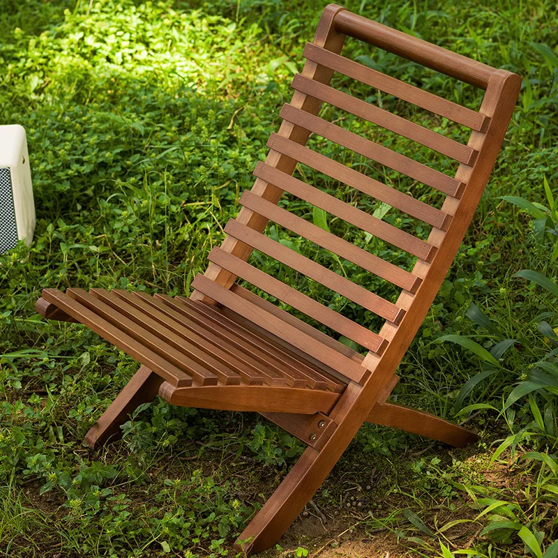 

Foldable Camping Chair Portable Reclining Beach Chair for Outdoor Office Nap & Indoor Garden Chaise Lounge Home Furniture