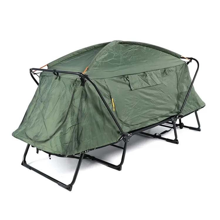 

High Quality 1-2 Person Above Off Ground Camping Tents Pop up Adult Bed Folding Outdoor Camping Tent