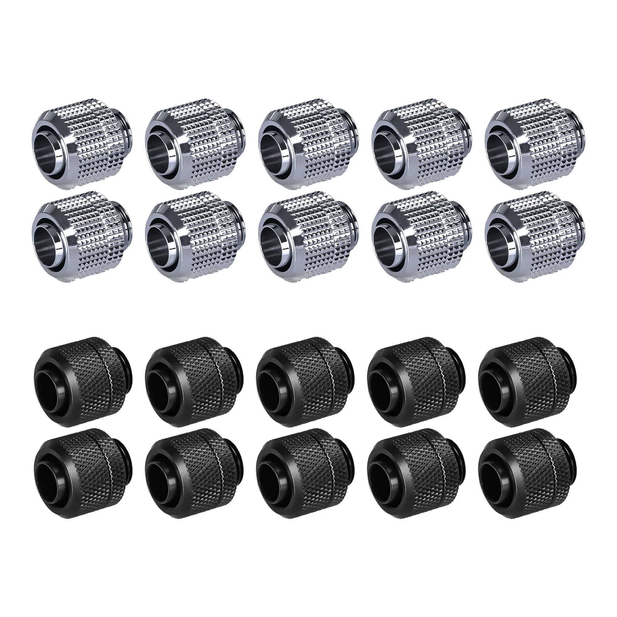 

Bykski 10pcs Azieru G1/4" Compress Connector Fitting for 3/8" 9.5x12.7mm 10x13mm AU-FT3-Tn