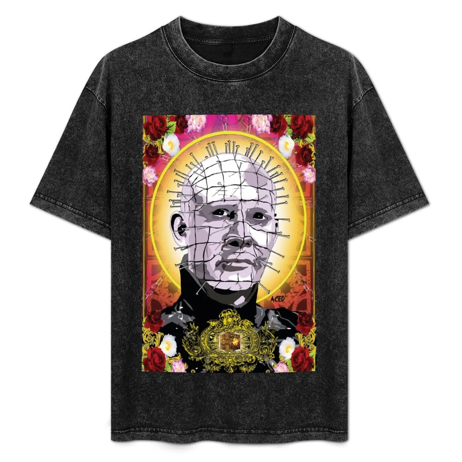 hellraisers pinhead T-Shirt vintage cute clothes summer clothes mens t shirt