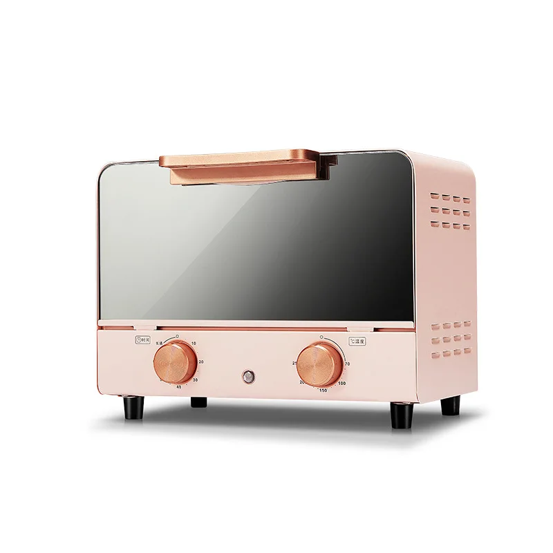 12L/10L Mini Electric Oven Household Multifunctional Fruit Dryer Cake Pizza Bread bake Machine 2 Layer Grill Long-pass timer