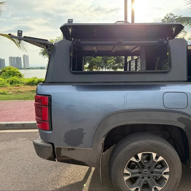 Auto Parts Aluminum Alloy High Canopy Cover For Pickup Trucks, Waterproof, Durable, Easy Installation & Efficient Cargo Protecti