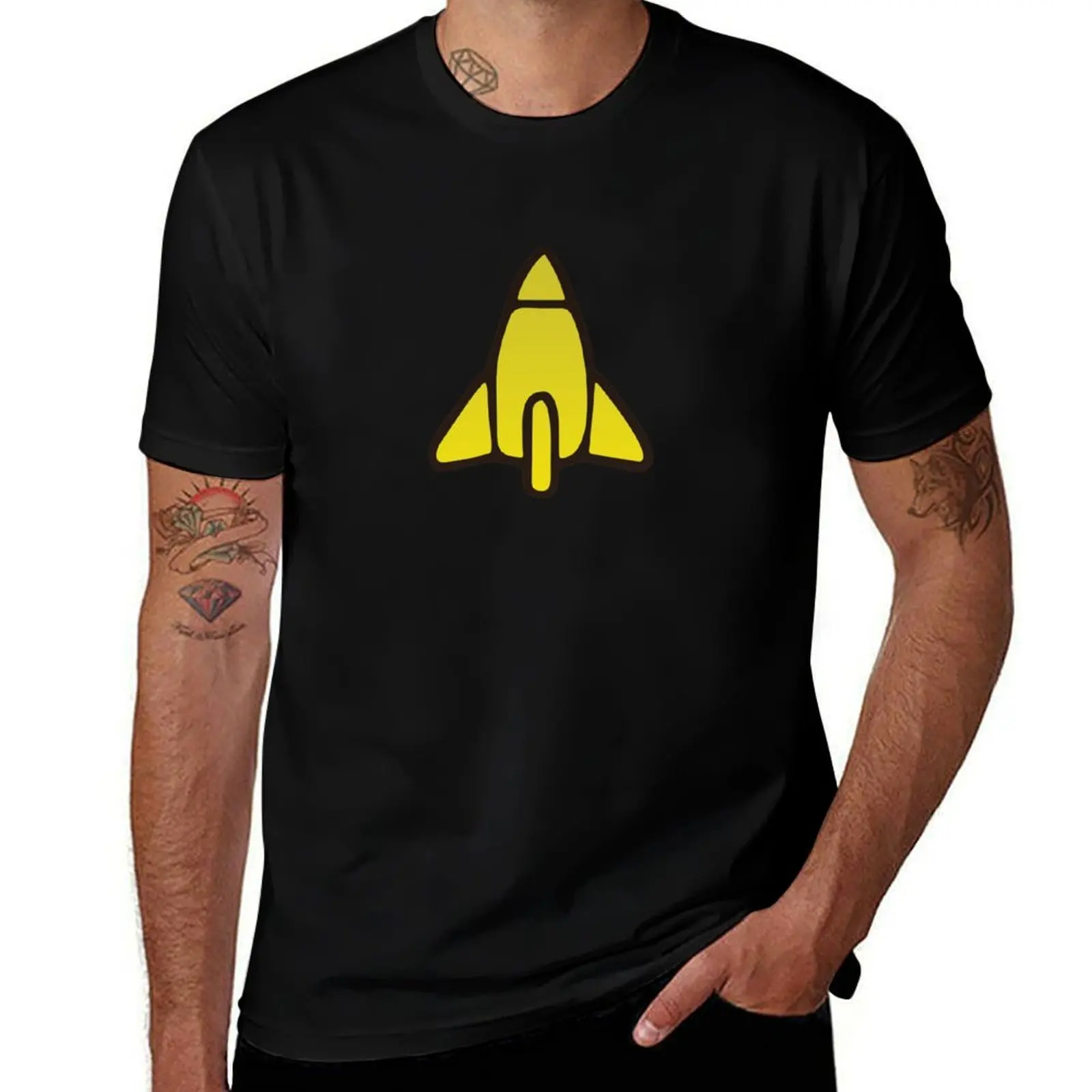 Reggie Rocket Style T-Shirt Sporty Breathable Short Sleeve T-Shirt
