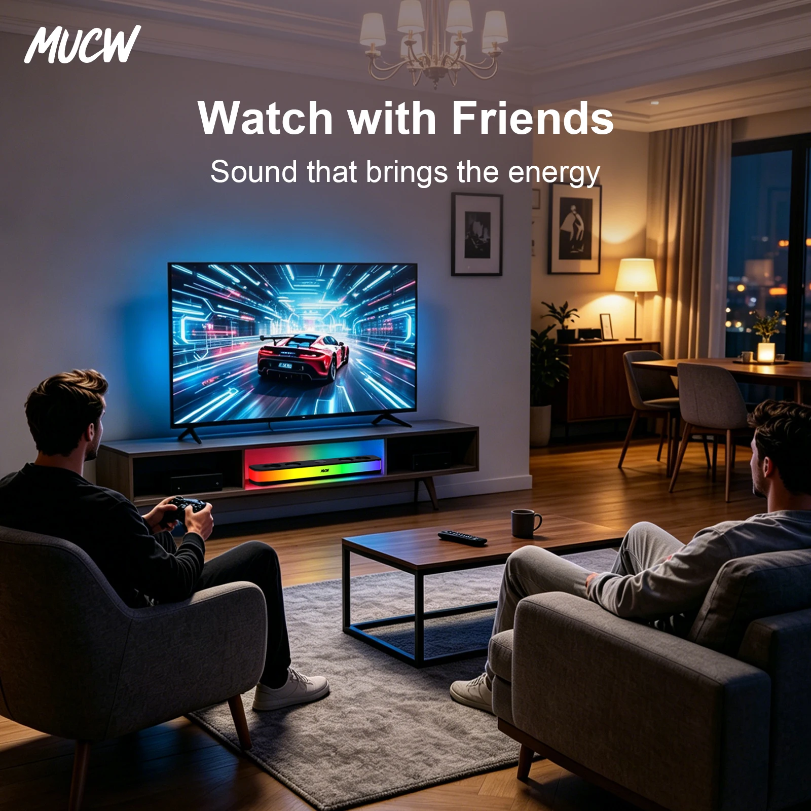 MUCW MU‑C17 Desktop RGB Soundb – Rgb Computer Soundbar For Pc Bewertung und Preis