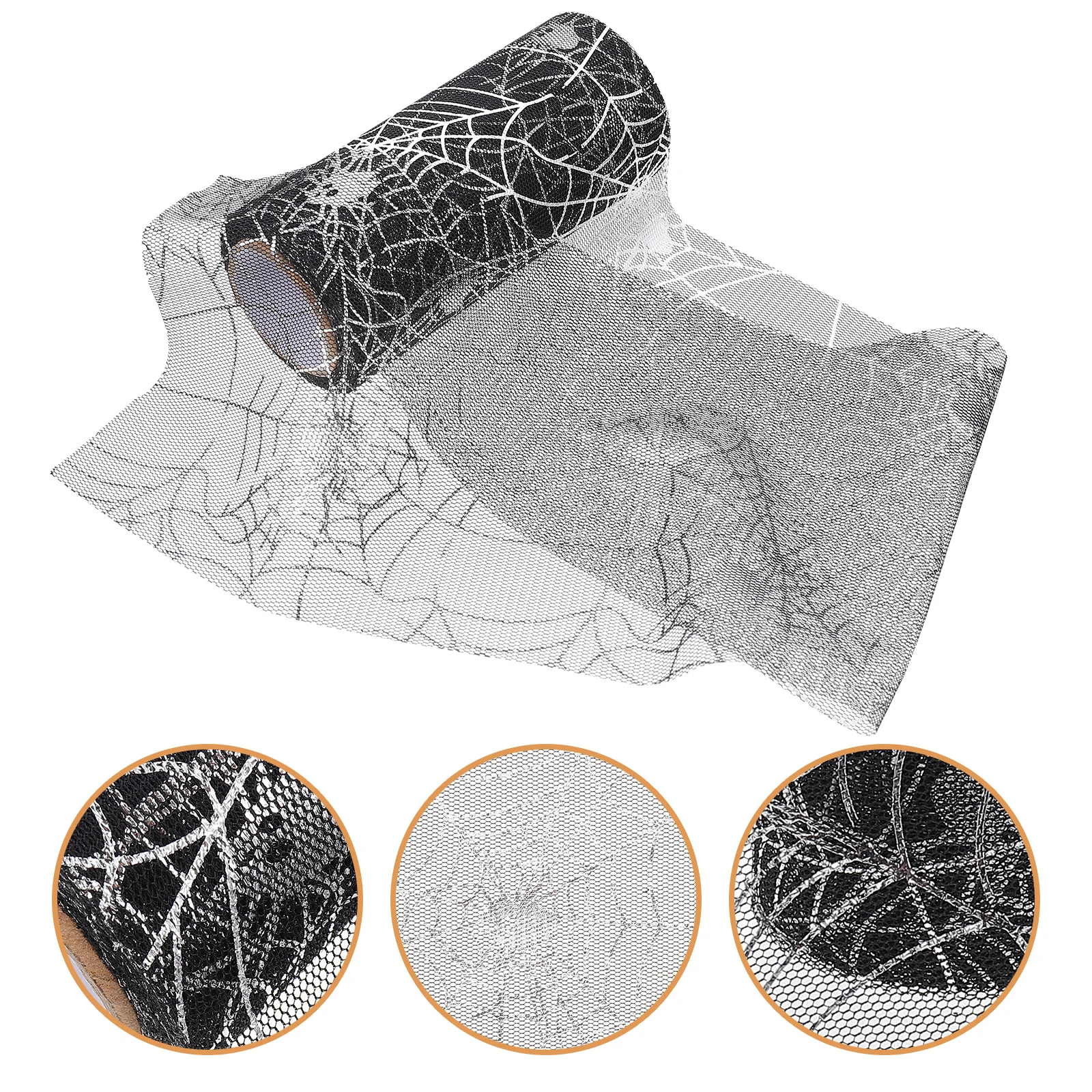 

3 Rolls Halloween Gift Wrapping Accessory Diy Craft Party Decoration Children Tutu Dress Decorative Rolls Mesh Ribbon Spool