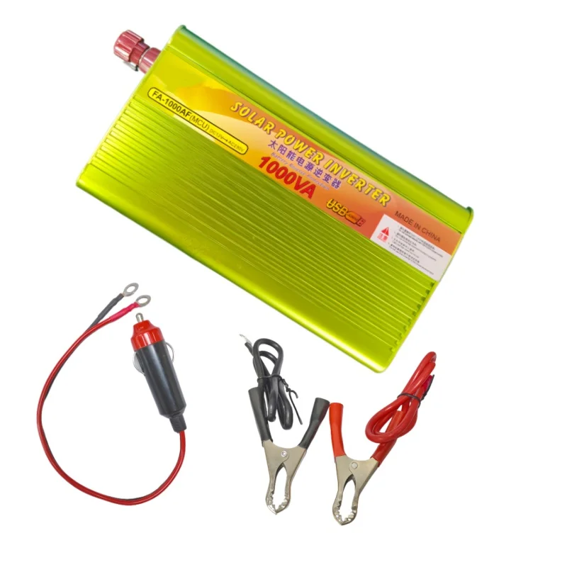 

green shell EU 12V 1000w power adapter on-board inverter AC220V power converter on-board appliance inverter transformer