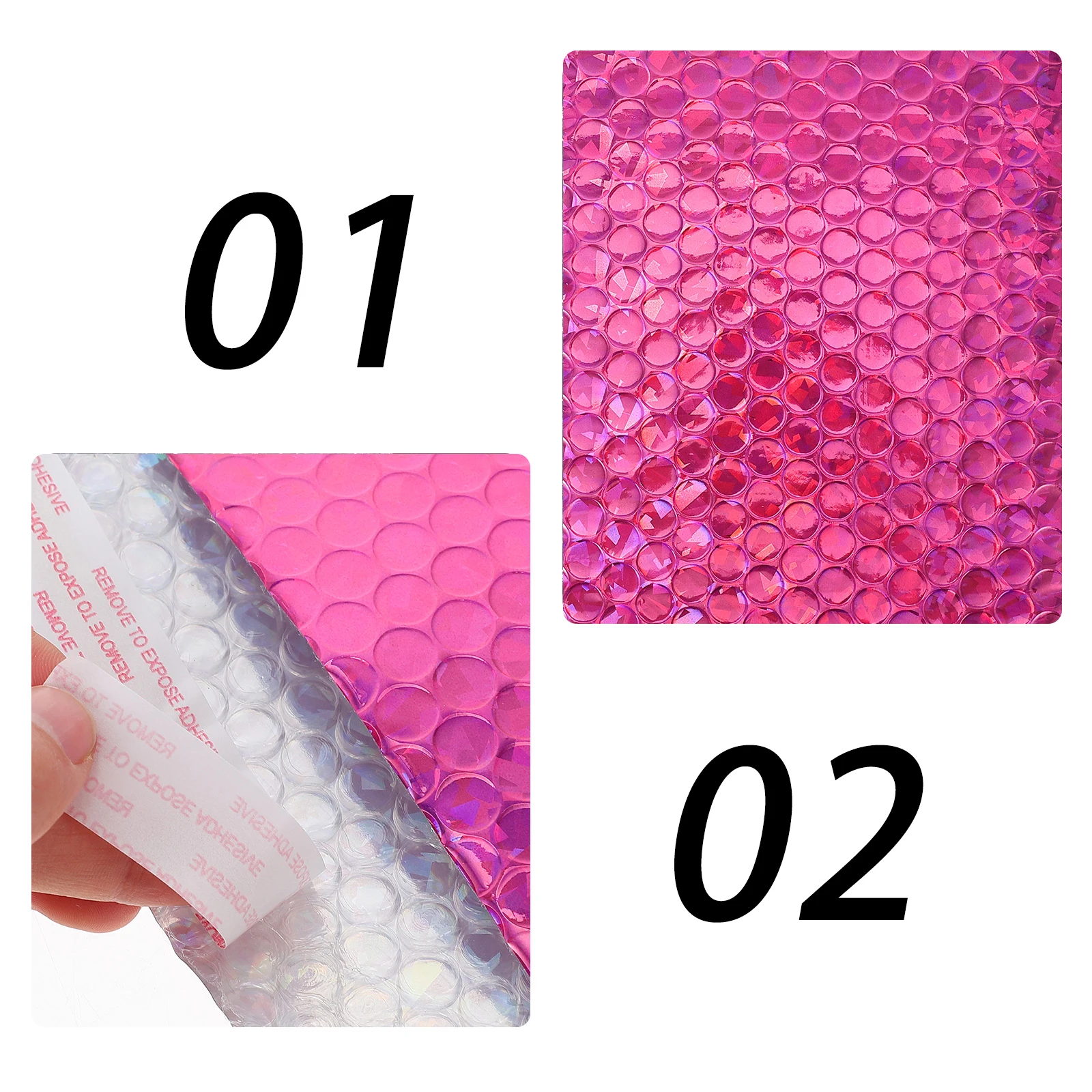 

25pcs Waterproof Shockproof Bubble Packaging Envelopes Sturdy Mailers for Fragile Items Protection