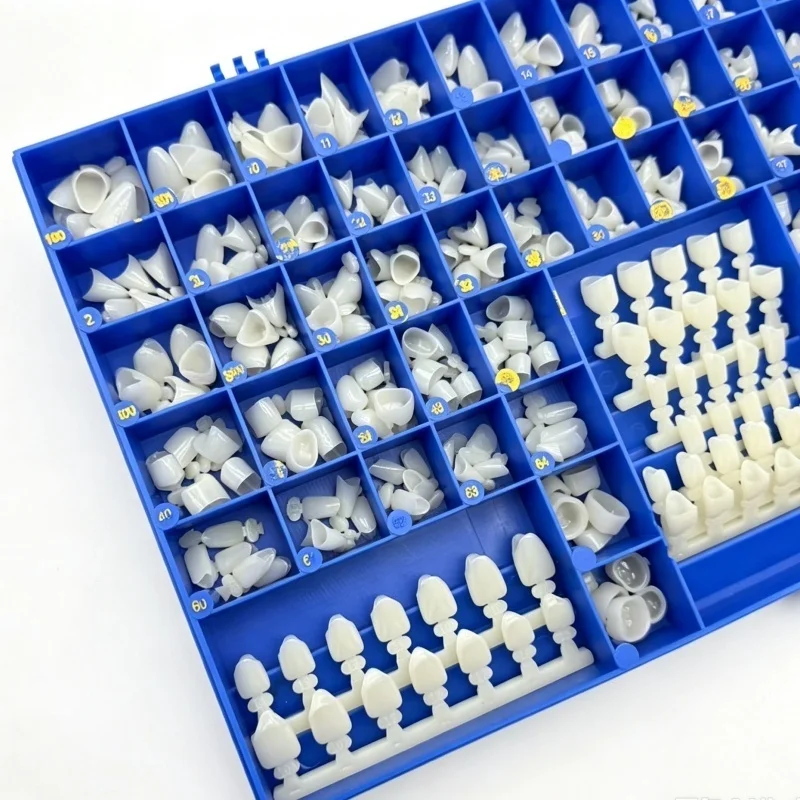 390Pcs/Box Dentistry Temporary Crowns 66 Size Crown Mold Guides Premolar Molars Anterior Cuspid Dental Dentistry Tools