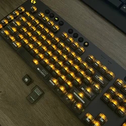 Chemical Element Pattern PBT Keycaps,Personalized Custom Colored Keycaps Replacement for Logitech G915 G913 Mechanical Keyboards