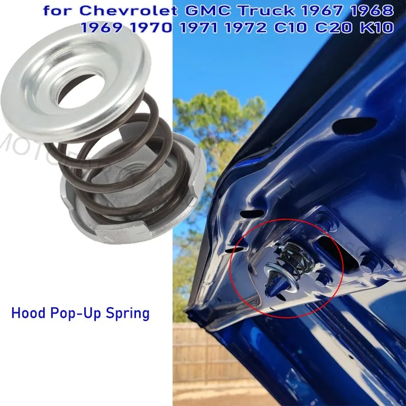 Resorte de elevación para capó de motor Chevrolet GMC Truck 1967 1968 1969 1970 1971 1972 C10 C20 K10