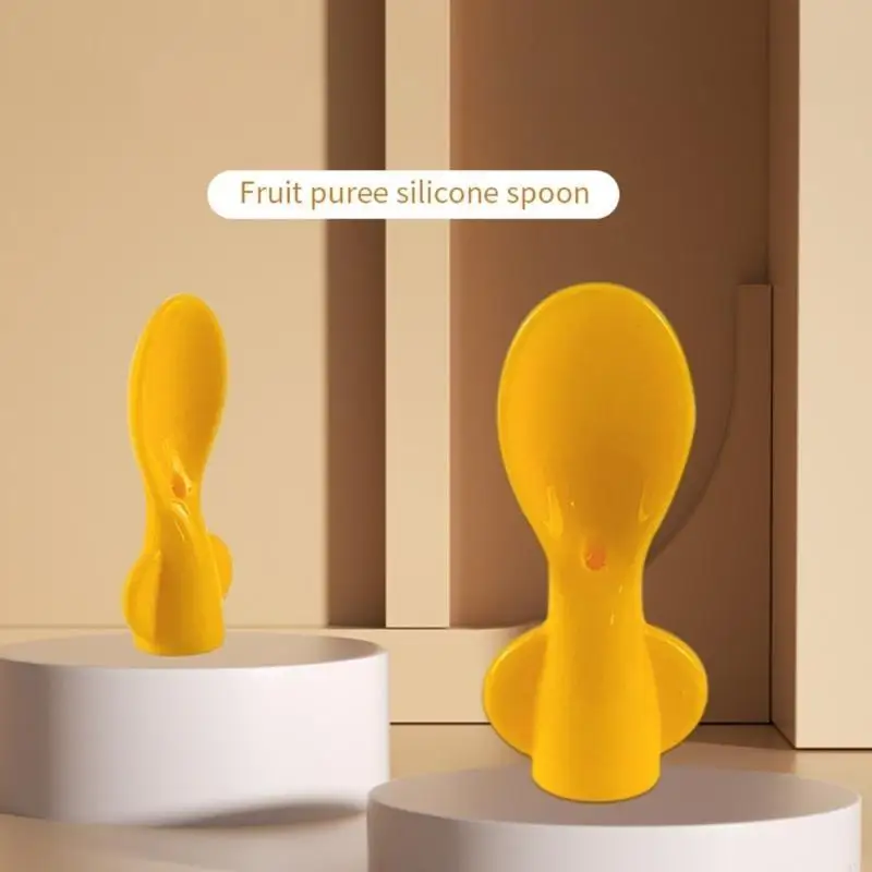 97BE Squeeze Pouches Attachment Toppers Secure Spoon Spoon Attachment