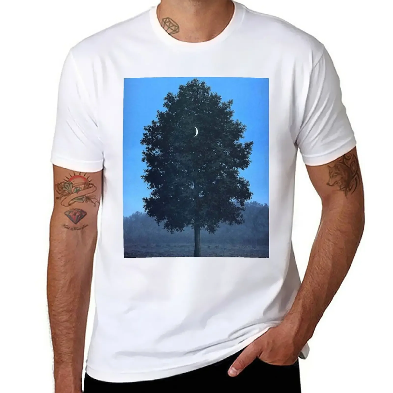 

New rené magritte artwork Canvas Print, for sales fantastic T-Shirt graphic t shirt men clothings