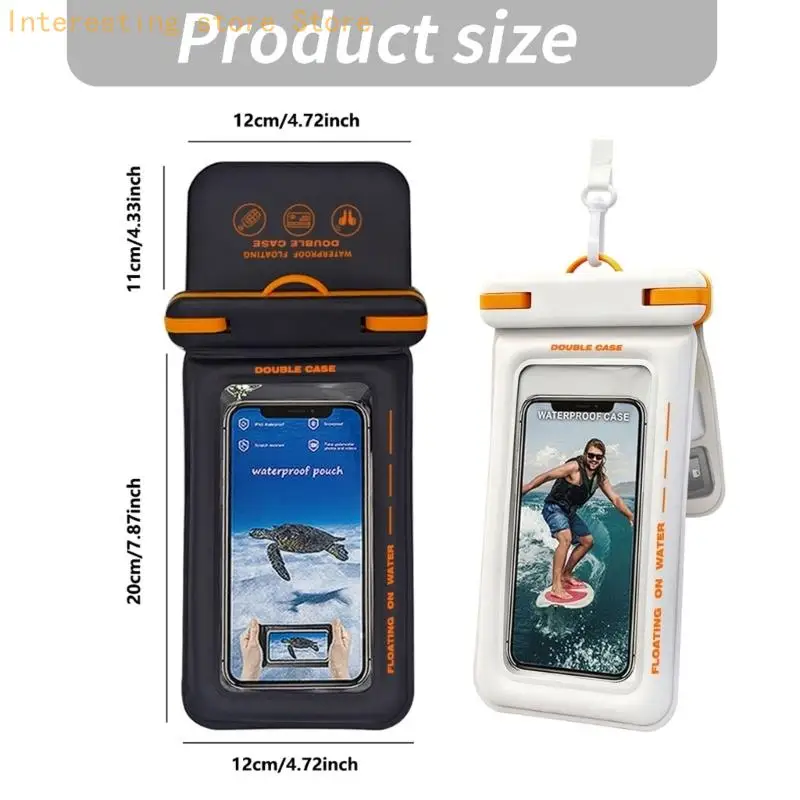 Wasserfeste Smartphone-Hülle in verschiedenen Farben zum Paddeln und Angeln 55KC – Detail 6