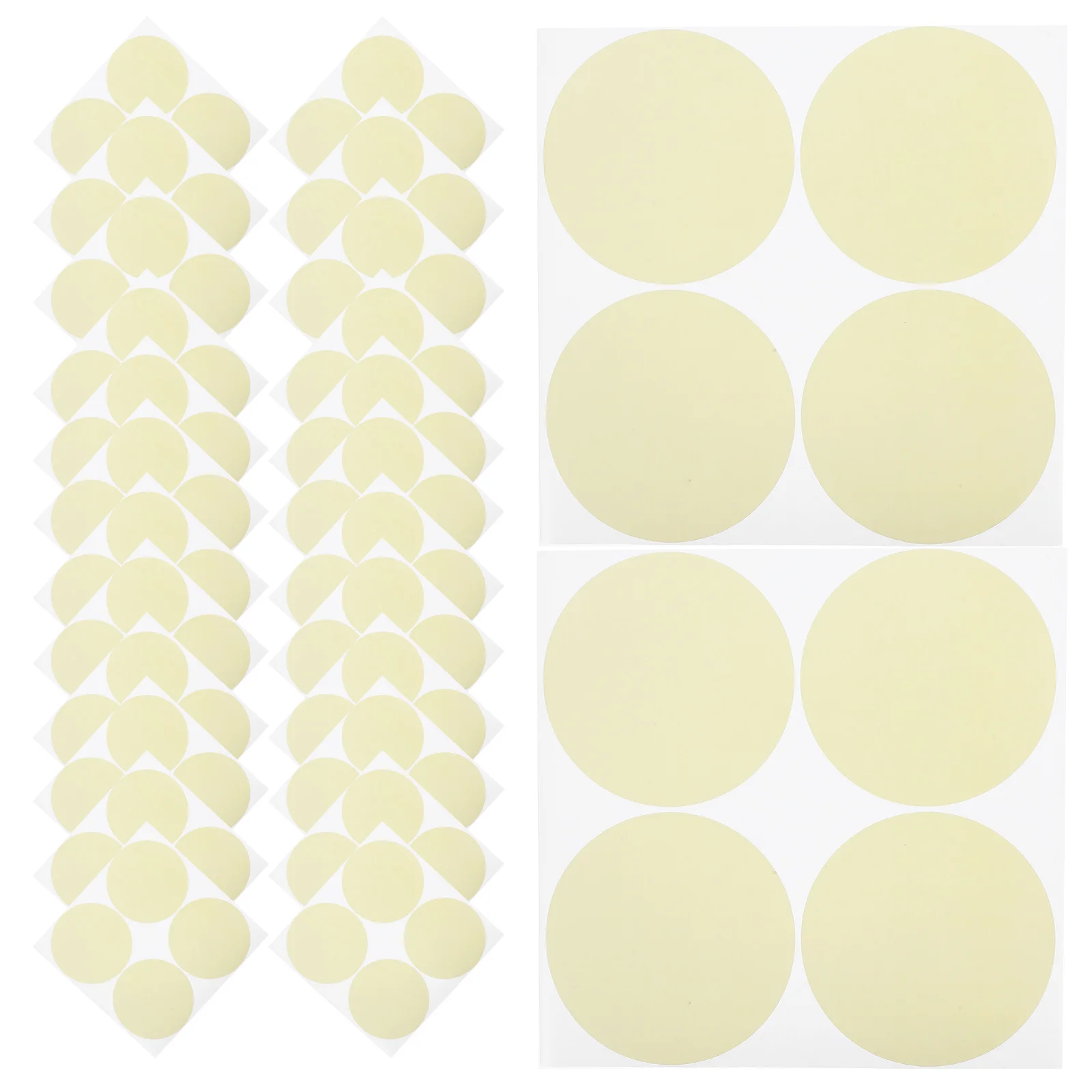 

200 Pcs Removable Stickers Classroom Sticky Labels Round Name Tags Beige Glass Jar Peel and Office