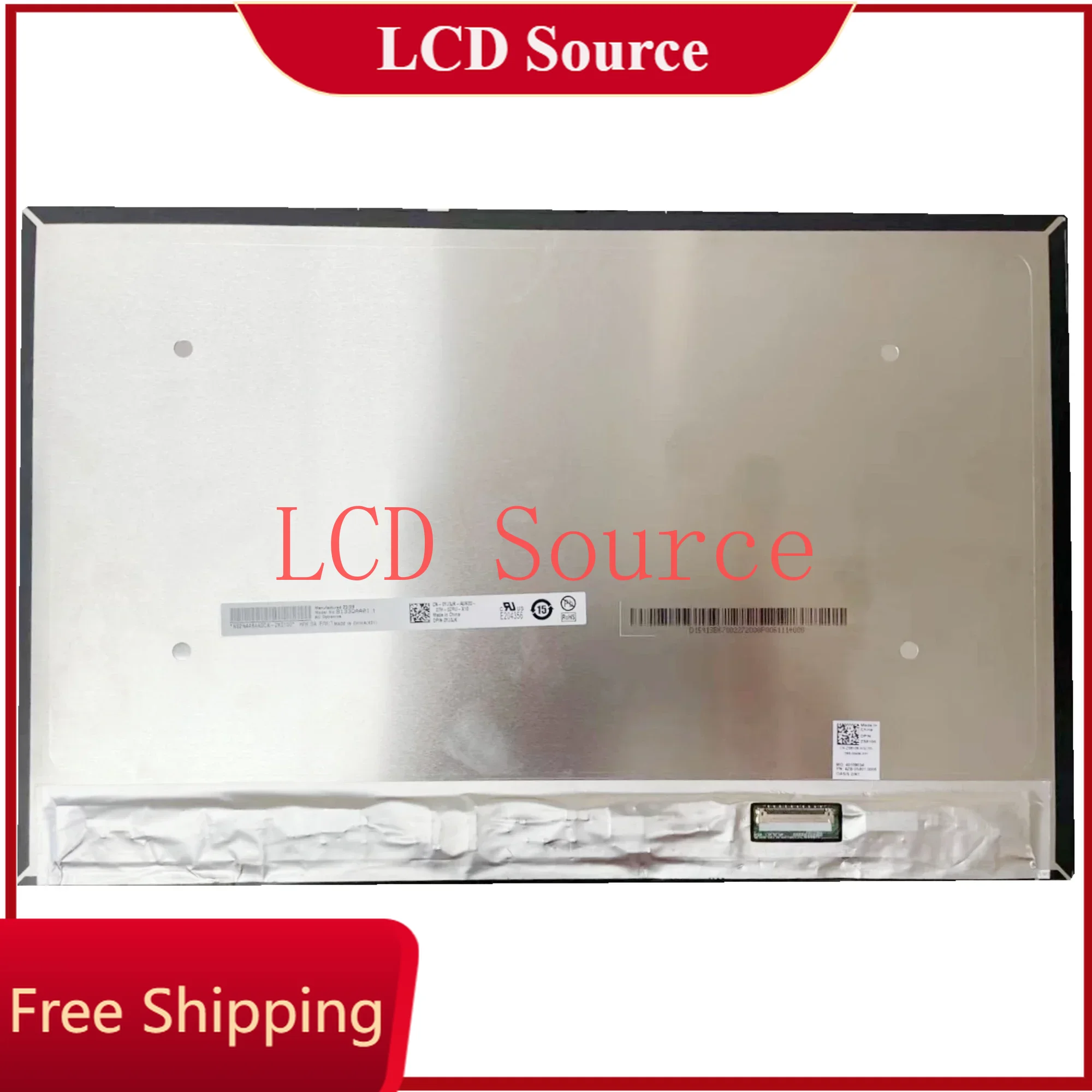 شاشة LCD مصفوفة تعمل باللمس ، B133QAA01.0 ، B133QAA01.1 ، B133QAA01.0 ، QHD ، 2560X1600