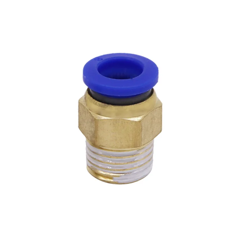 Pneumatic Threaded Fittings PC10-M10/M12*1.5 Coarse/Fine Metric Thread - For Industrial Mold Systems