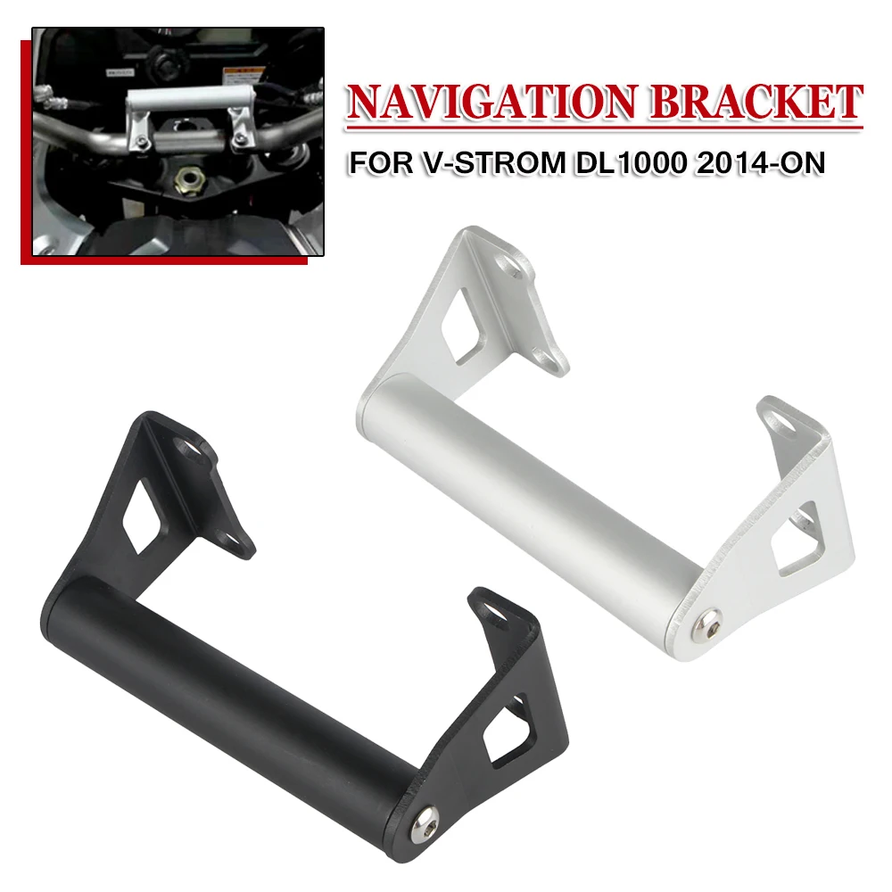 Aluminum Navigation Mount Bracket GPS Phone Holder Support For SUZUKI V-Strom DL1000 DL 1000 2014-Newer Motorcycle Accessories