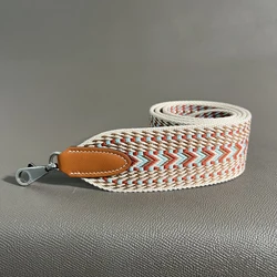 HOT 5cm Wide Canvas belt Steel Buckle Genuine Leather Hand Sewn Suitable For Kelly Bags, Shoulder Straps, Bag Accessories