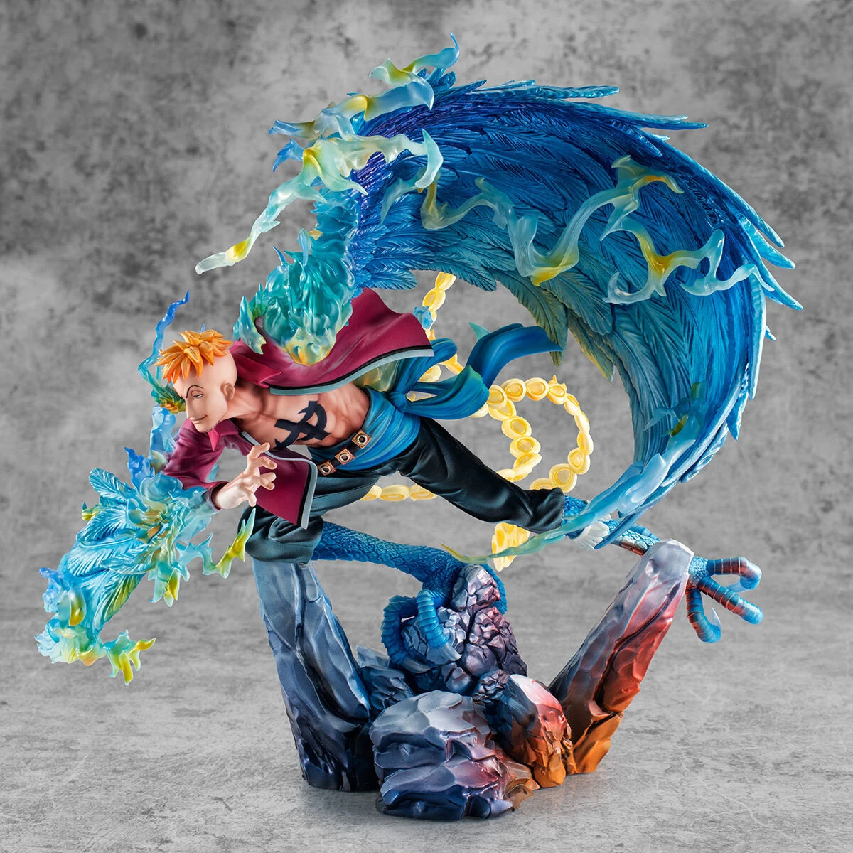 One Piece Original MegaHouse MAS-MAXIMUM Marco Action Figure Genuine Collectible Model Ornament Decoration Dolls Ornament Gifts