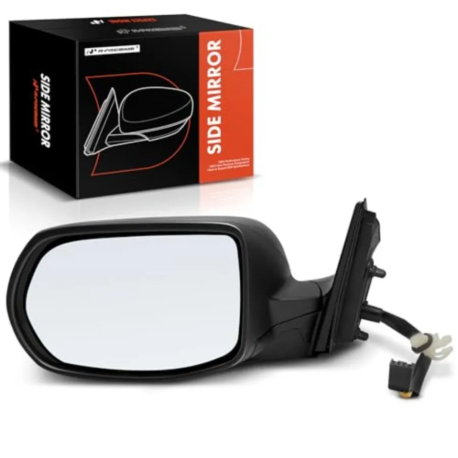 

Driver Side Power Door Mirror for Honda CR-V 2017-2022, Black Non-Heated Manual Folding Exterior Rear View Mirror, Replacement