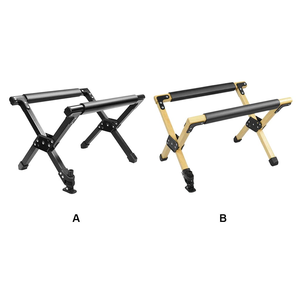 

Держатель для ящика для льда, складная подставка-холодильник для пешего туризма и кемпинга, портативное дорожное ведро из алюминиевого сплава с сумкой для хранения, черный