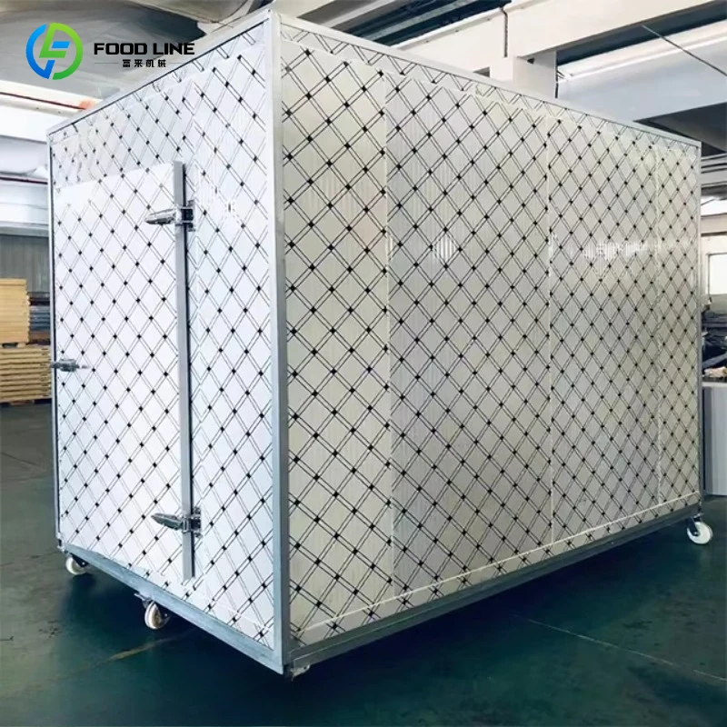 Customized Hot Selling Cold Storage Cold Room Mobile Freezing Cooling Room Good Insulation Effect Walk in Freezer Room
