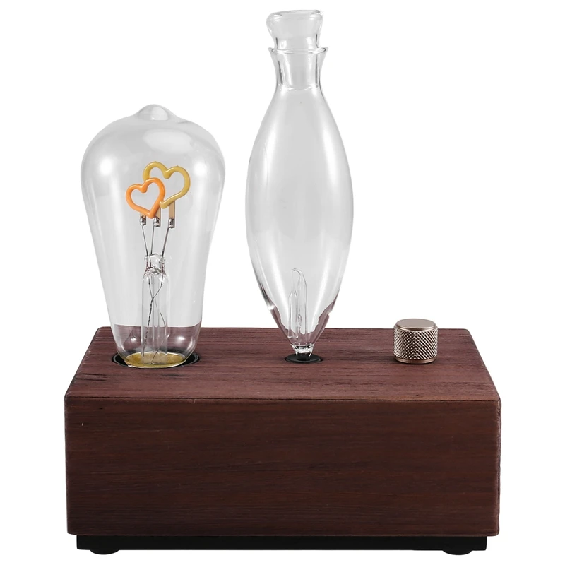Vintage Aroma Diffuser with Filament Lamp Essential Oil Diffuser Waterless Operated Aromatherapy Humidifier-A75P