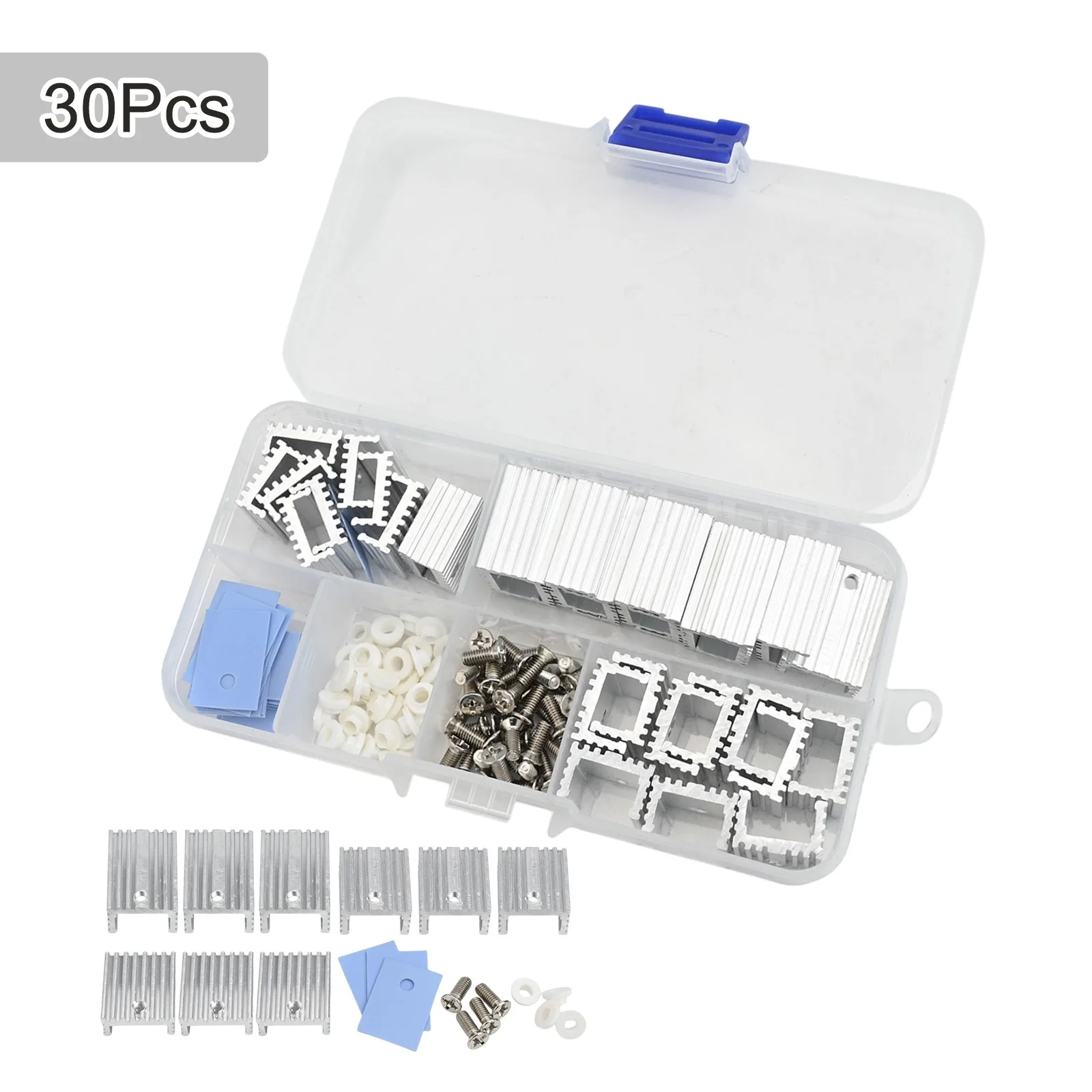 Professional Grade 30pc TO220 Thermal Management Kit Includes Essential Components to Cool For MOSFET Transistors Effectively
