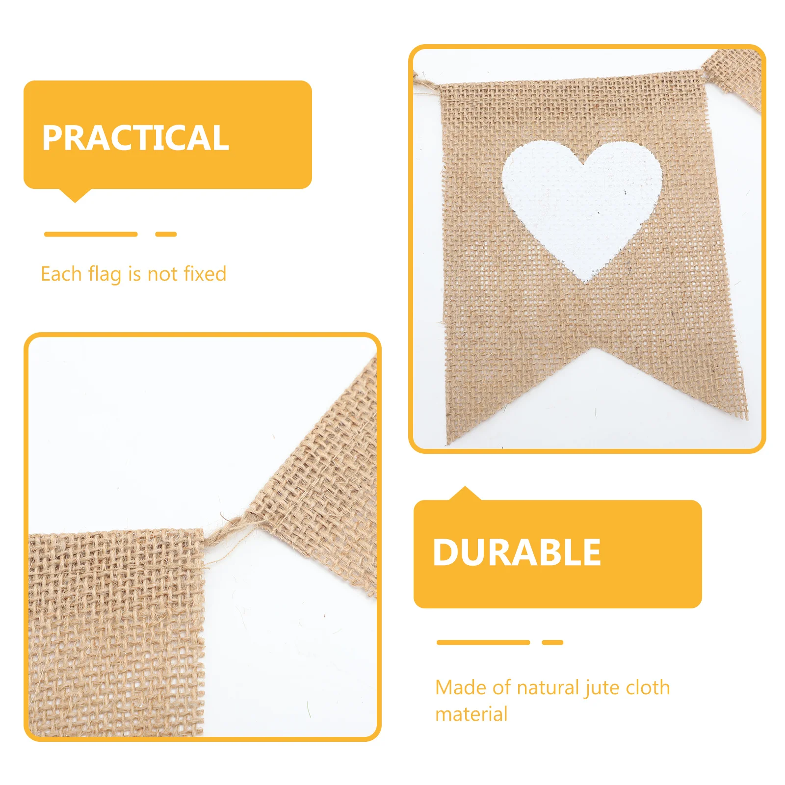 

Jute Burlap Thank You Banner Rustic Wedding Bridal Shower Party Decoration Adjustable Flag Distance Jute Bunting