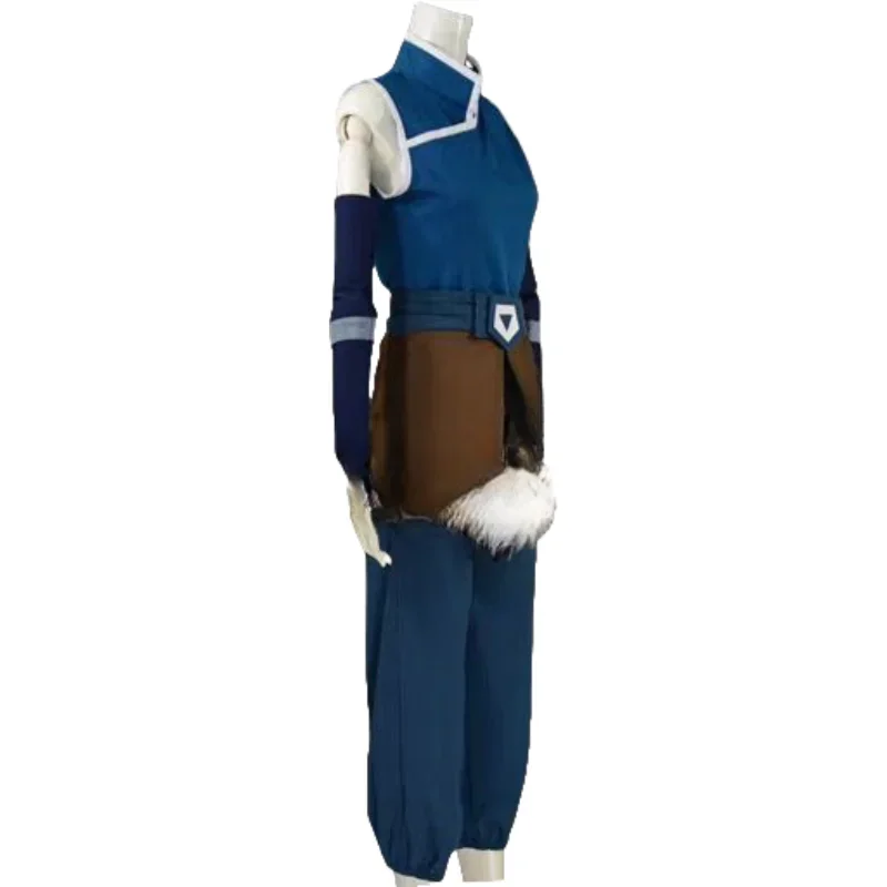Korra Anime Avatar Cosplay Costumes pour femmes, le dernier maître de l'air, Halloween, festival de Noël, fête de carnaval view 3