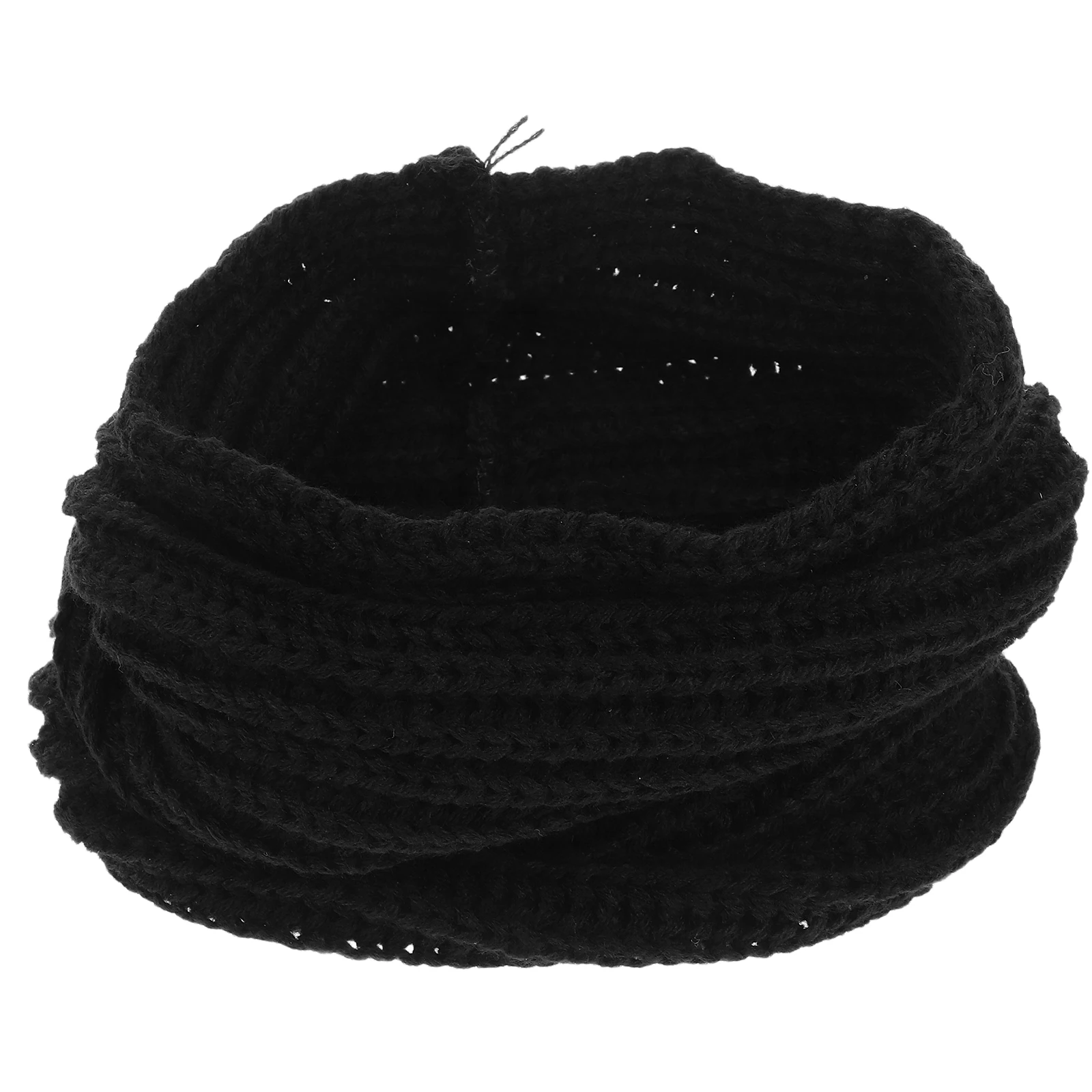 

Small Neck Scarf Woolen Loop Fashion Stylish Warm Winter Knitted Wrap Suitable Men Women Small Scarf WinterAccessory