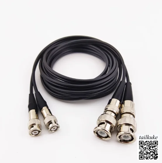 Q9Q9-Q6Q6 Q9Q9-Q9Q9 Ultrasonic Flaw Detector Dual Crystal Probe Wire Data Connection Wire Double Row