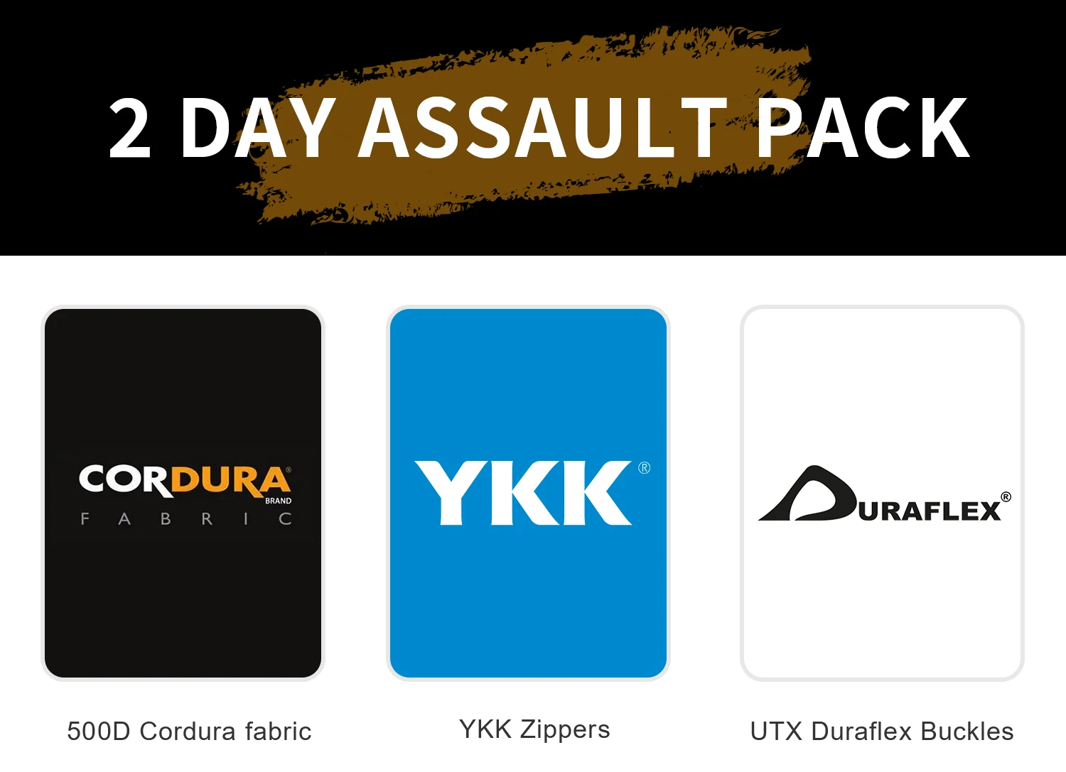27L 2-Tage Cordura Taktischer Funktionaler Pendler-Reise-Outdoor-Bergsteiger-Wanderrucksack Rucksäcke – Detail 1