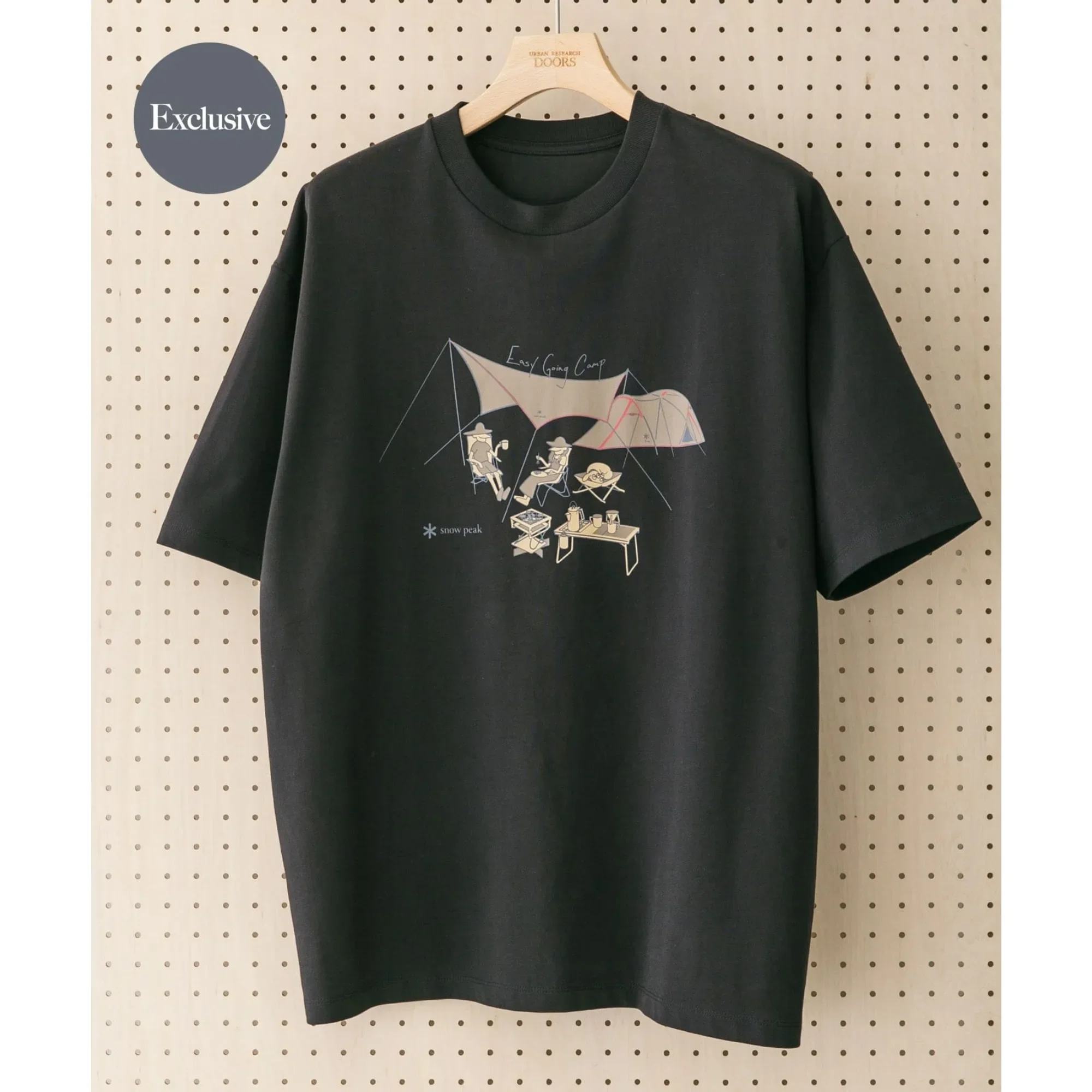 Snow Peak T-shirts for Men New in Tops and T-shirts Vintage Clothing Women's Oversize T-shirt  Men's Cotton Y2k