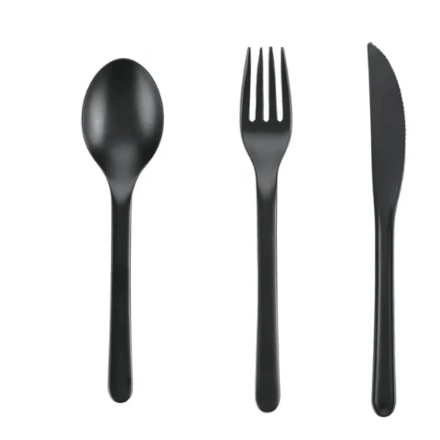 

Mainstays Black Friendly Recycled Plastic 3Piece Flatware Set