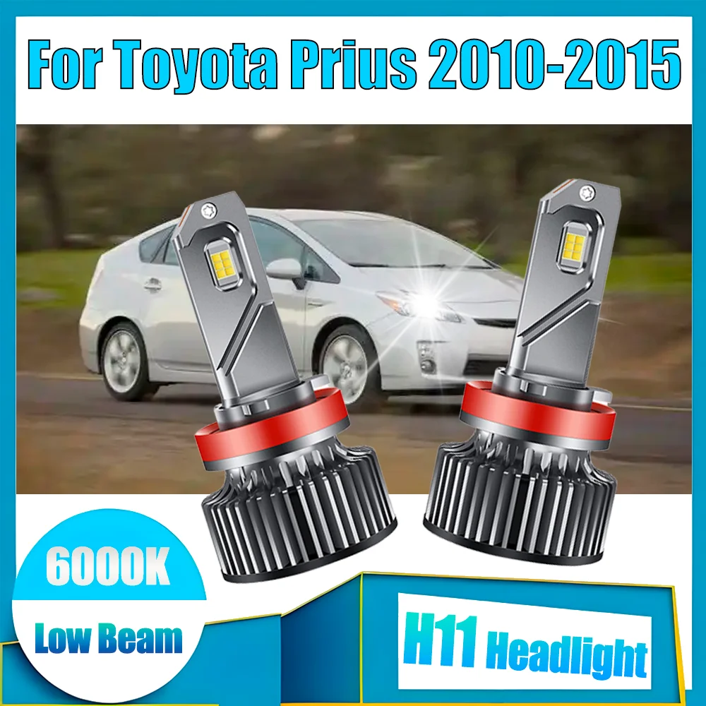 

2PCS High Power 35000LM LED Headlight Bulbs 6000K Super White H11 H8 H9 Headlamps Auto Turbo Lamps For Toyota Prius 2010-2015