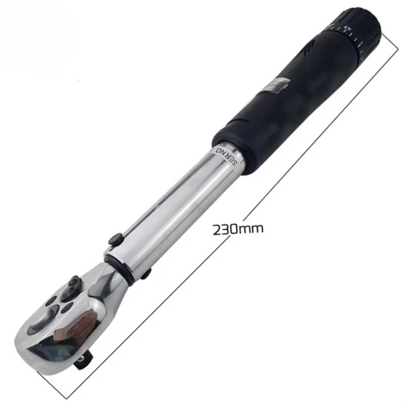 1/4 CR-V دراجة مفتاح العزم مجموعة نافذة عرض نظام القياس متري مادة الكربون الصلب لتقوم بها بنفسك OEM التخصيص