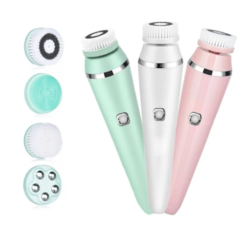 Electric facial cleanser, beauty device, multifunctional waterproof facial wash device, ultrasonic facial wash brush