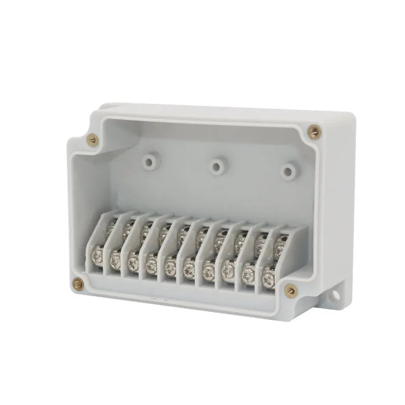 

Outdoor Waterproof Junction Box with Terminal Plastic 10P Industrial Power Monitoring Sealed Instrument Box