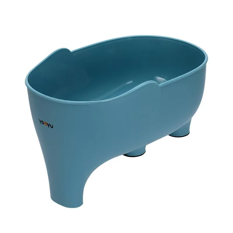 Multi Functional Filter for Household Kitchen Supplies, Plastic Drainage Bowl, Elephant Shaped Drainage Basket image 4